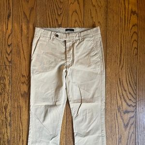 Unis Gio chino pants, 33 waist, khaki